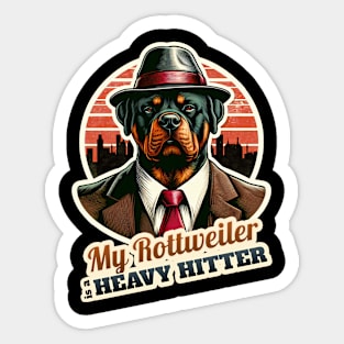 Criminal Rottweiler Sticker